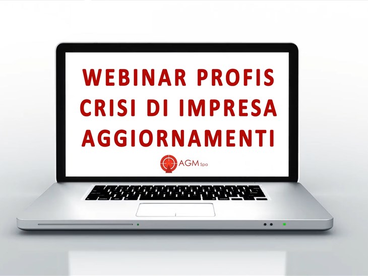 Webinar PROFIS | Crisi di impresa e aggiornamenti 2020.3 e 2020.4